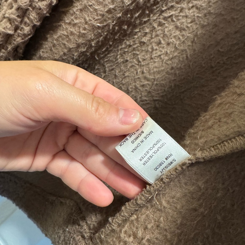 Love Tree Brown Sherpa Coat - Picture 4 of 4
